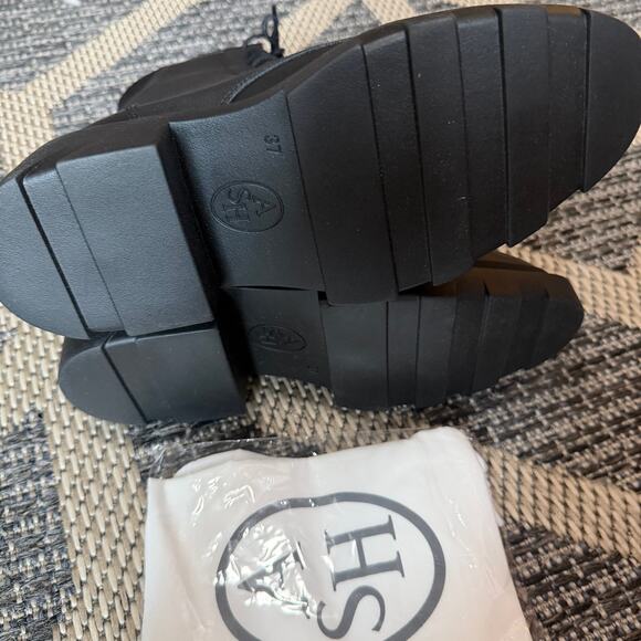 Ash Moody Chunky Leather Combat Boots Size 37M - Picture 5 of 8